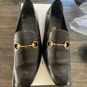Gucci
Men's Brixton Leather Apron Toe Loafers